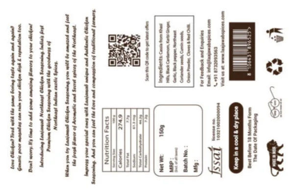 Chicken seasoning | Premium product | Pack of 150 grams - Image 2