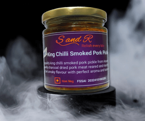 King Chilli Smoked pork pickle | Pack of 200 grams