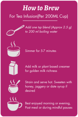 Spiced tea preparation 