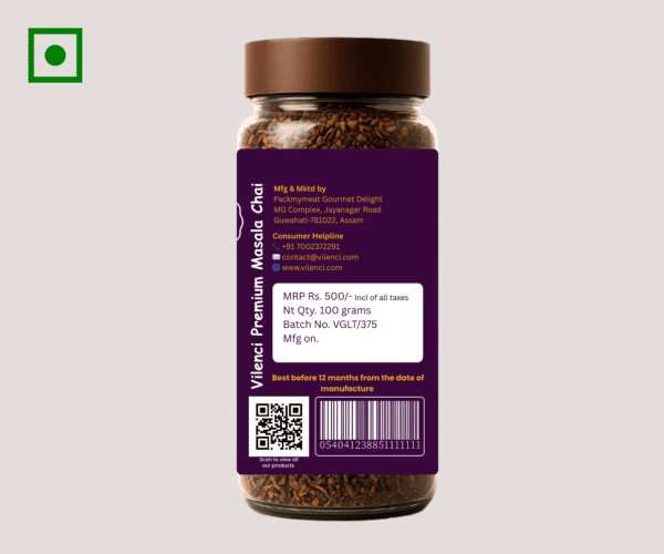 Vilenci Fragrance of Dawn | Ginger Lemongrass Spiced Assam Tea | Handcrafted Masala Chai - Image 2