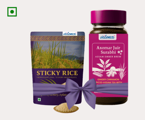 Bundle Pack | Glutinous/Sticky Rice with Ginger Cinnamon spiced Assam tea with star anise accent