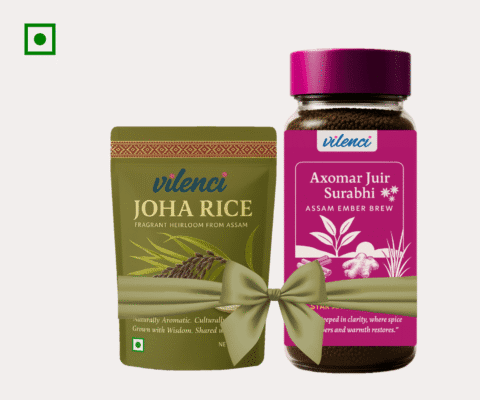 Bundle Pack | Aromatic Joha Rice with Ginger Cinnamon spiced Assam tea with star anise accent
